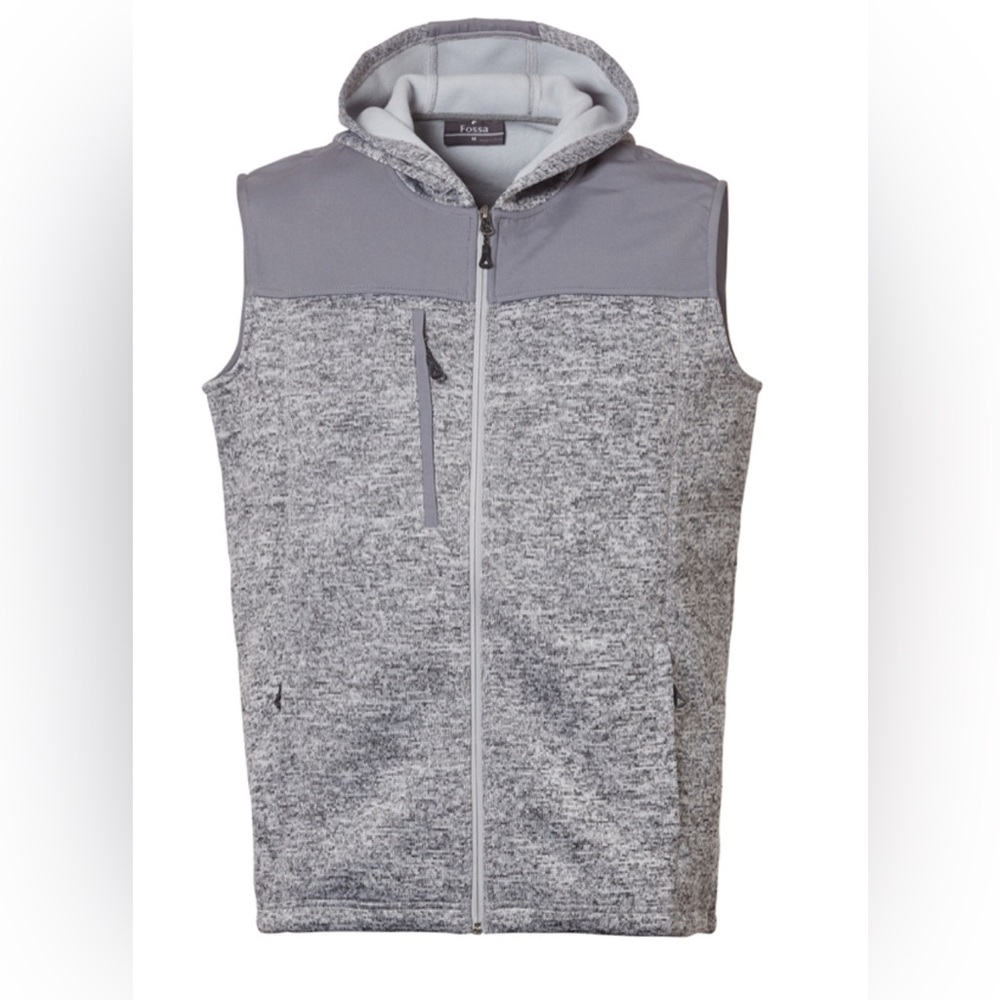 Women’s Gray Hooded Vest
